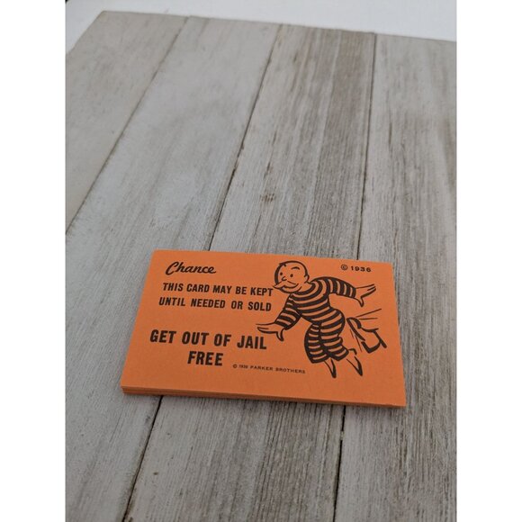 Vintage 1973 Monopoly Replacement Cards Chance Community Chest - Picture 3 of 4